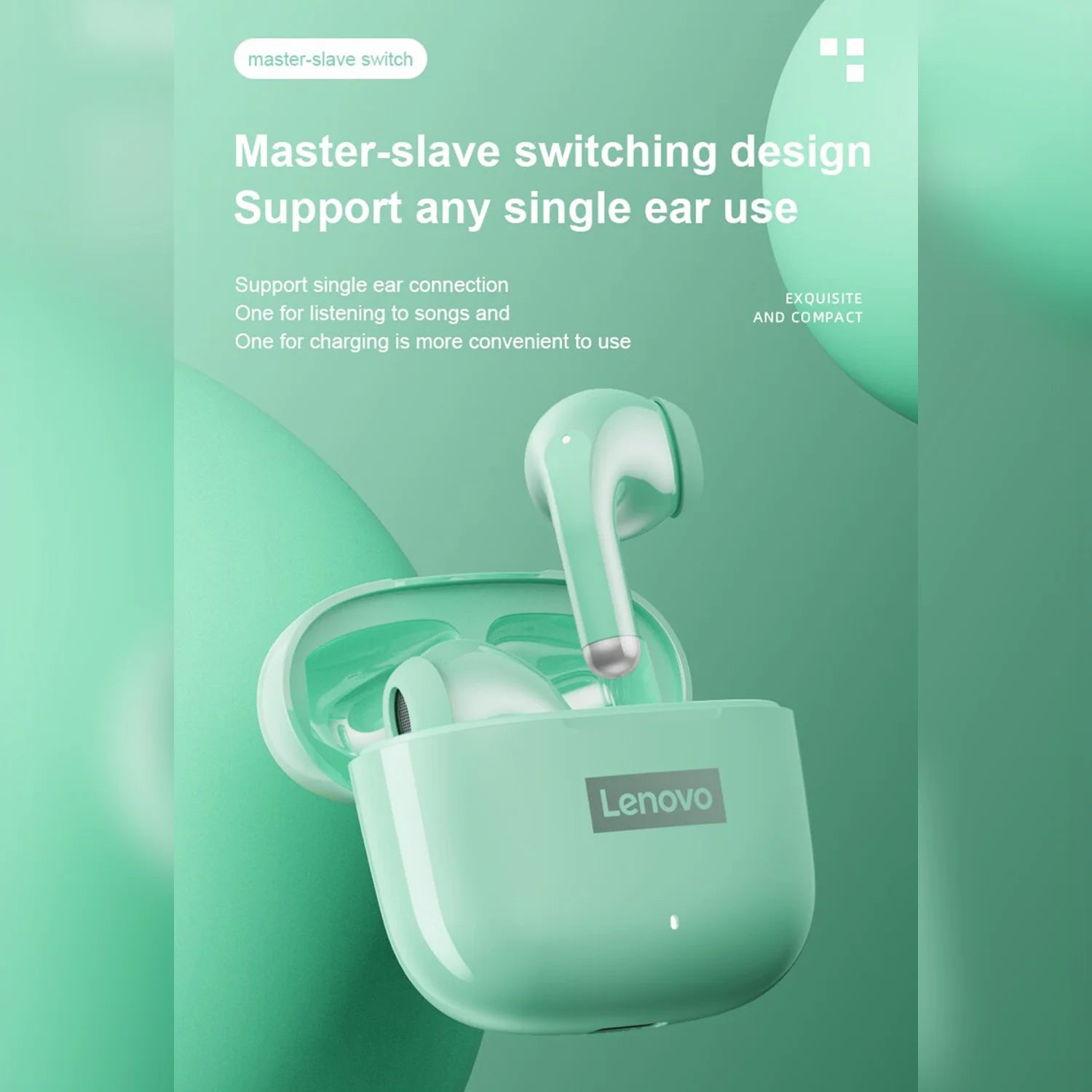 KIIP X Thinkplus LP40 True Wireless Bluetooth Earphone Mini Earbuds TWS
