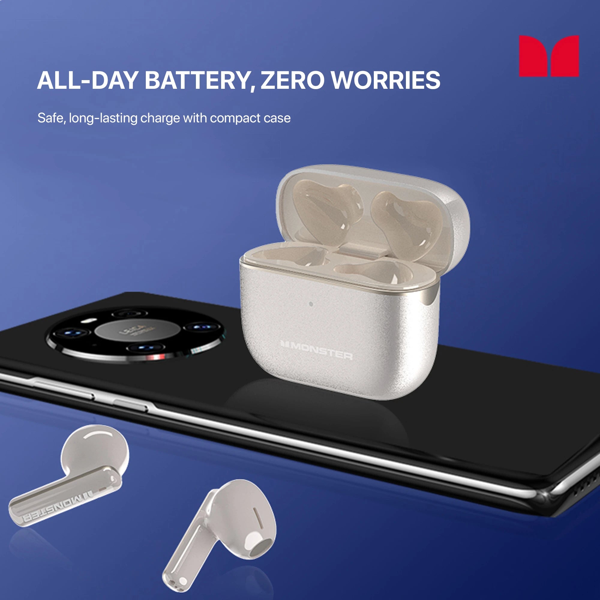 Thinkplus x Monster GT13 True Wireless Bluetooth Earphone TWS Headset Mini Earbuds