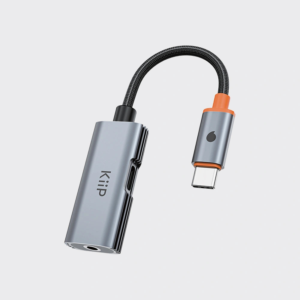 KiiP Kabel OTG Type C to Audio Jack Converter Lightning to 3.5mm Audio Kabel Adapter Iphone Android