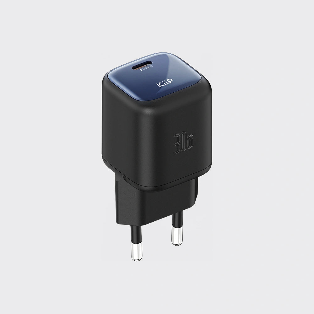 KiiP Compact Series GaN Charger up to 45W Mini Wall Adaptor Travel Kepala Charger Fast Charging