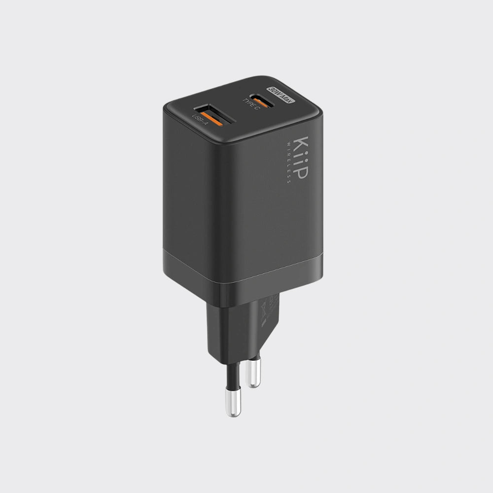 KiiP C10 Kepala Charger 30W Travel Fast Charger