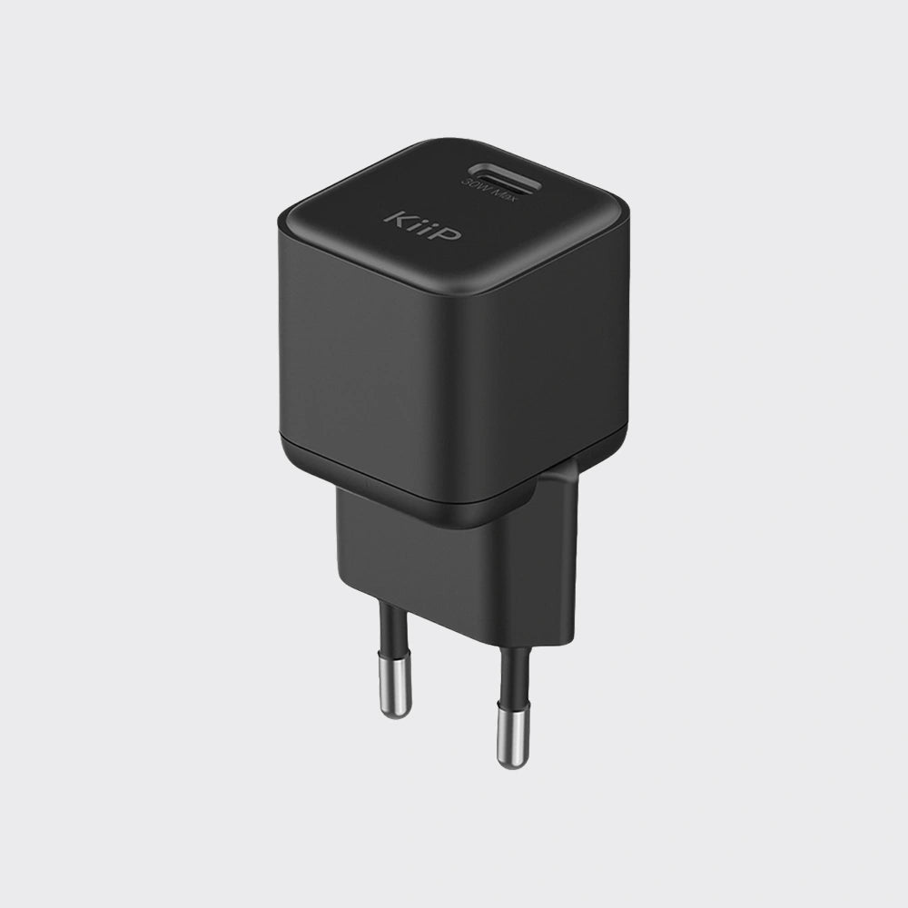 KiiP C31E Wall Charger Adaptor 30W Fast Charging Kepala Charger Mini Travel Adaptor