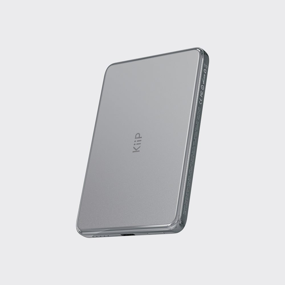 KiiP Ultra Metal Slim Magnetic Wireless Power Bank 20W 5000 mAh
