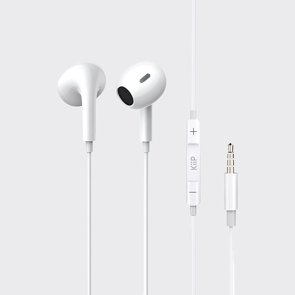 KiiP Headset Handsfree 3.5mm Wired Headset Kabel Anti Delay Earphone HD Call