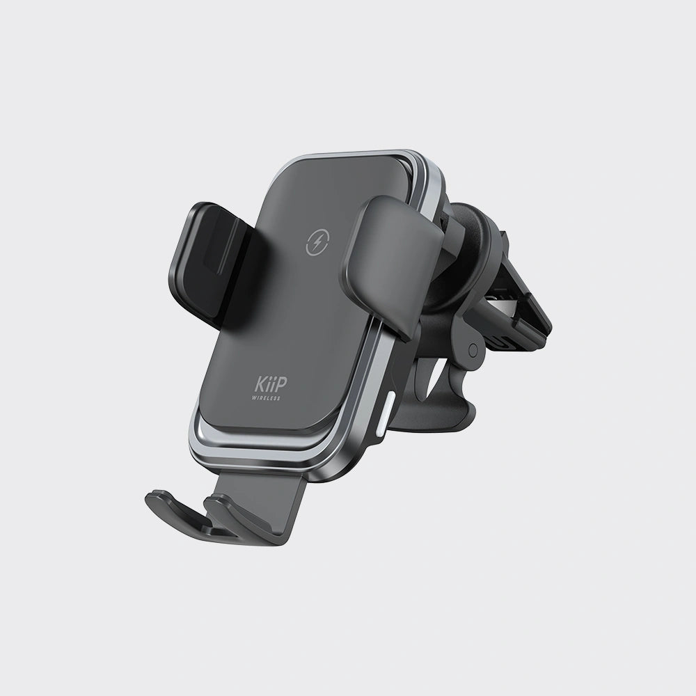 KiiP Wireless X6S Car Phone Holder 360 Degree Rotation 15W Fast Charging Air Vent Mobil