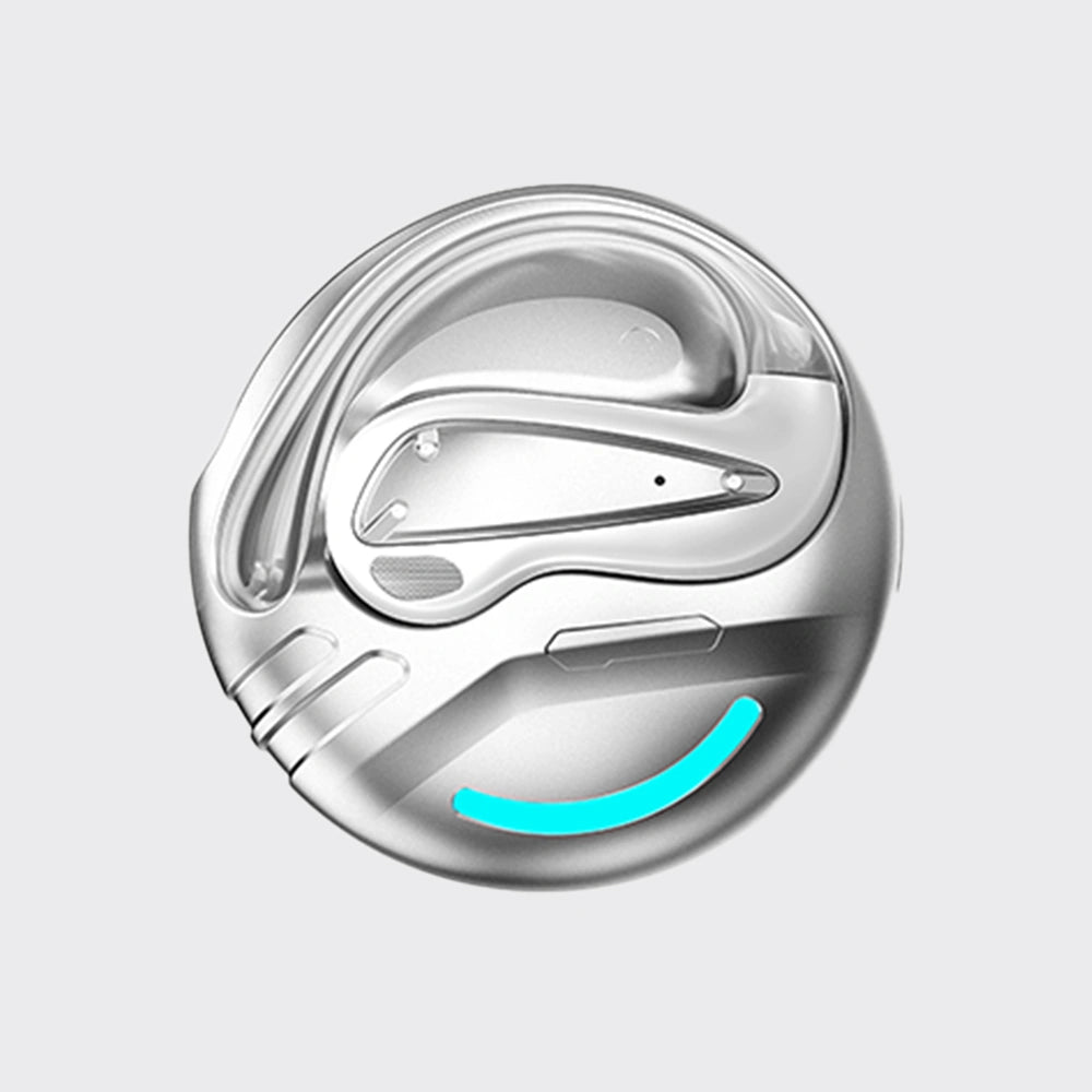 KiiP X8 PRO OWS TWS Gaming Open Ear Hook Headphone IPX7 Waterproof Bone Conduction HiFi Stereo Sport Headset