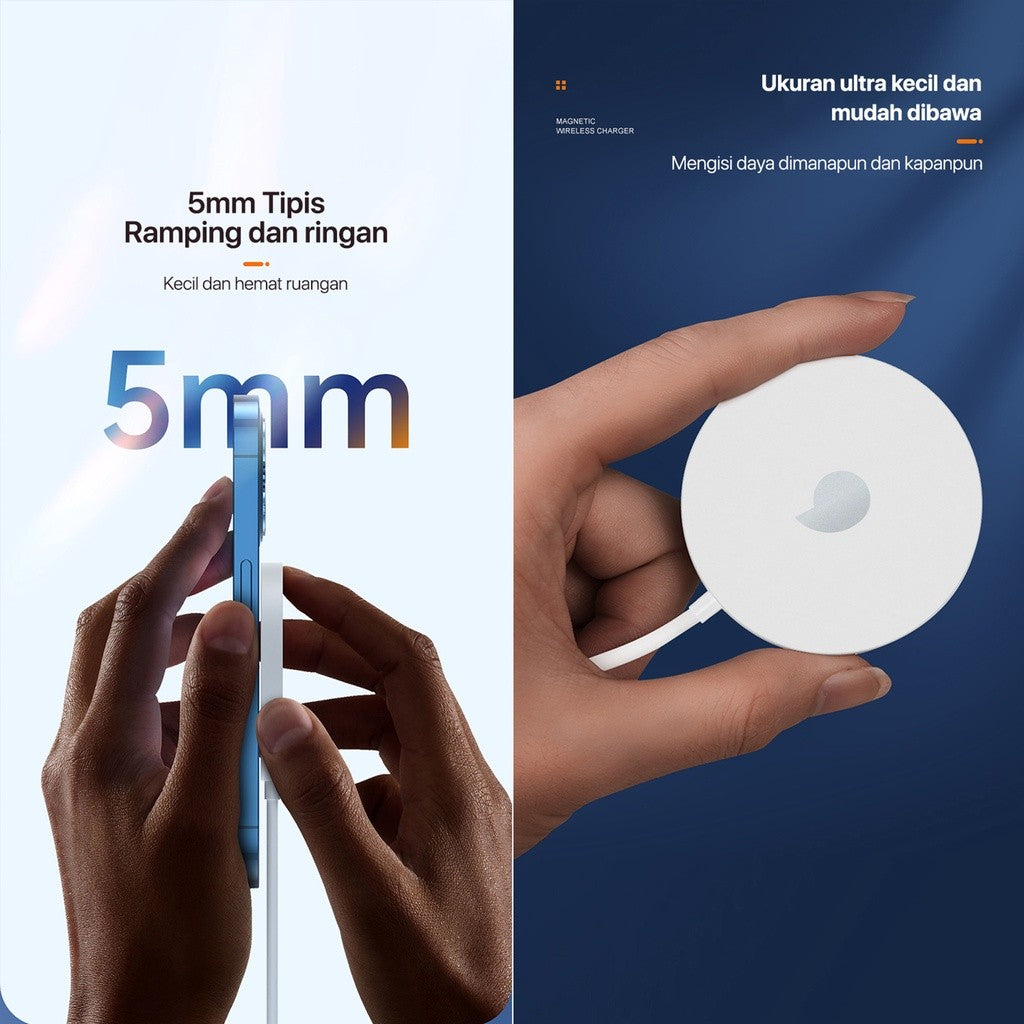 KiiP Wireless M3 Wireless Charger Pad Magnetic Fast Charging 15W Universal