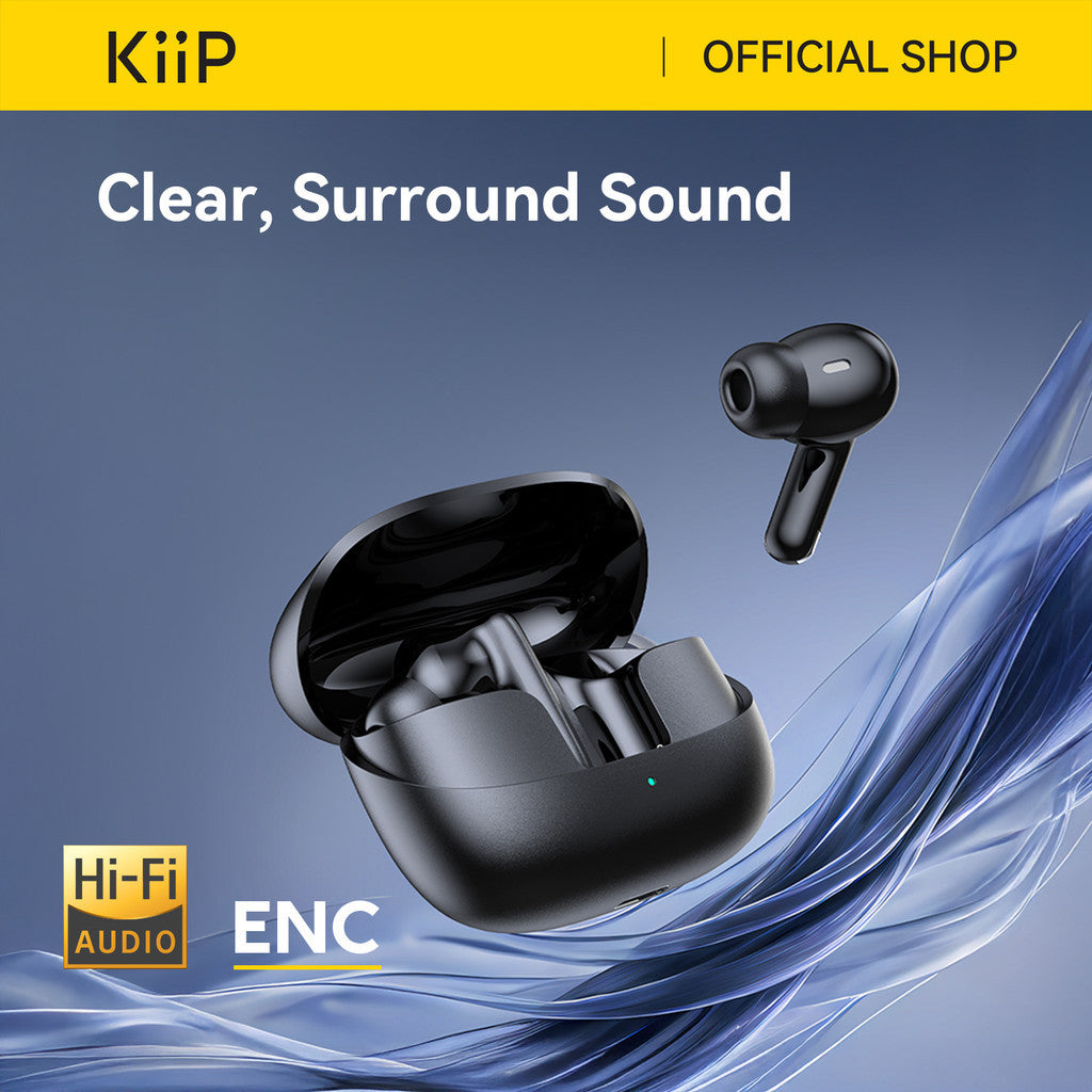 KiiP Wireless DTS9 True Wireless Bluetooth Earphone TWS Mini Earbuds HiFi