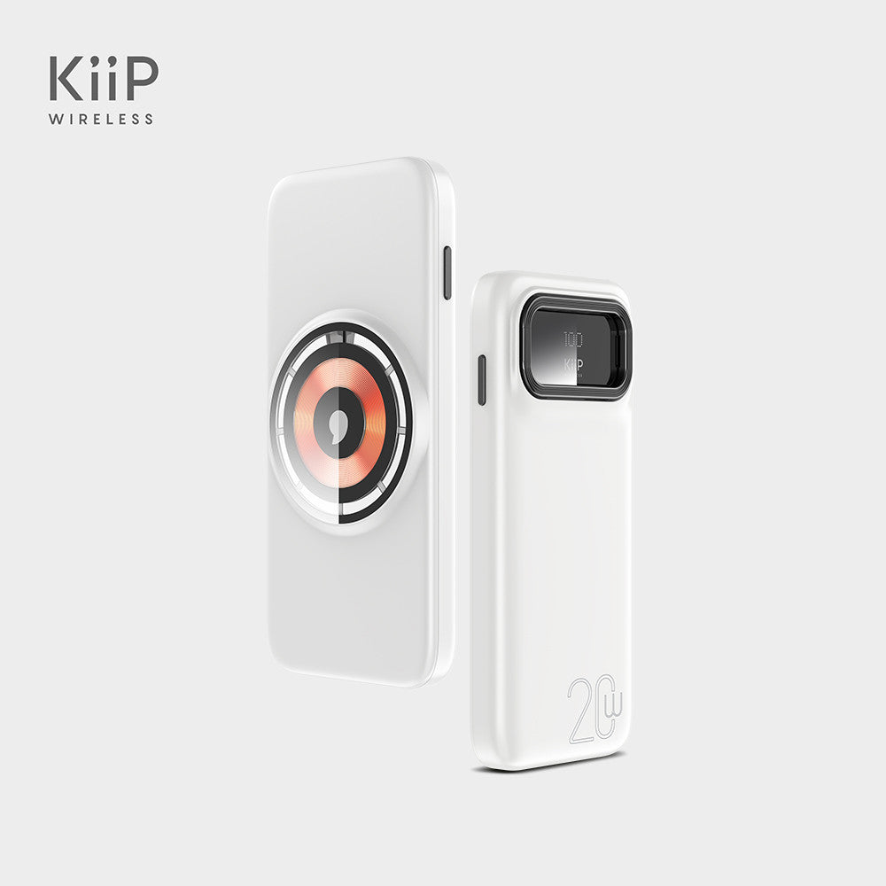 KiiP Wireless DPB2A Power Bank Magnetic Magsafe 20W Fast Charging Type C PD 10000 mAh