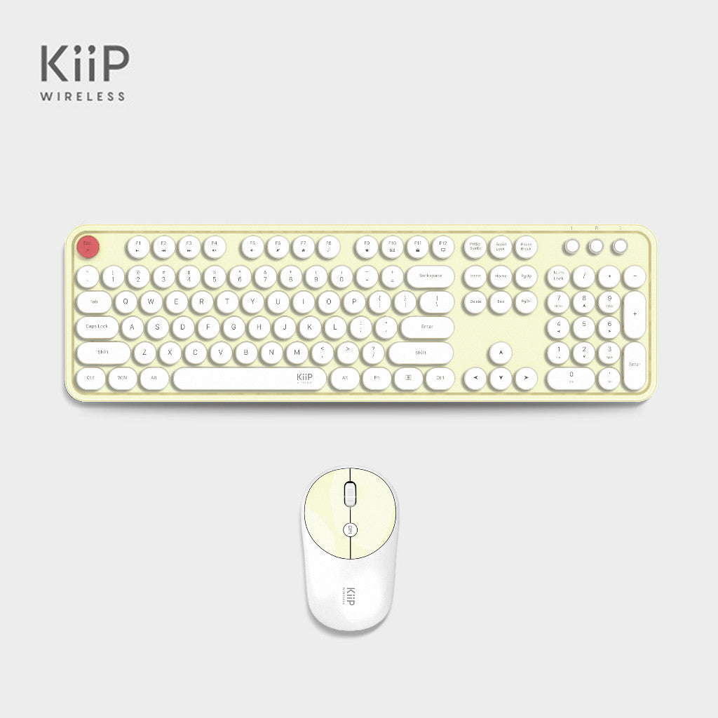 KiiP Wireless DOTS Keyboard Mouse Set Wireless 2.4G