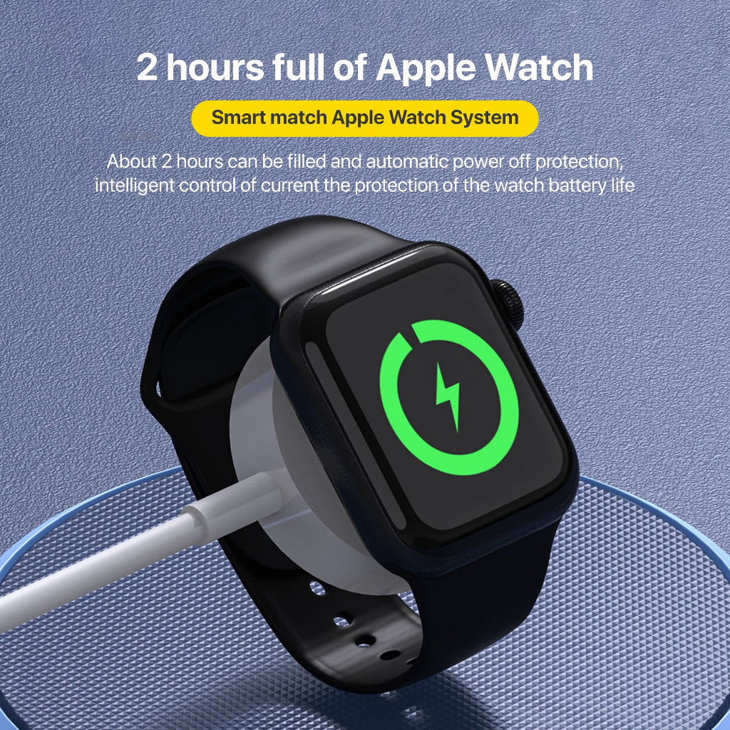 KiiP Wireless 2IN1 Cable Fast Charge Iwatch Charger Magnetic For Apple Watch
