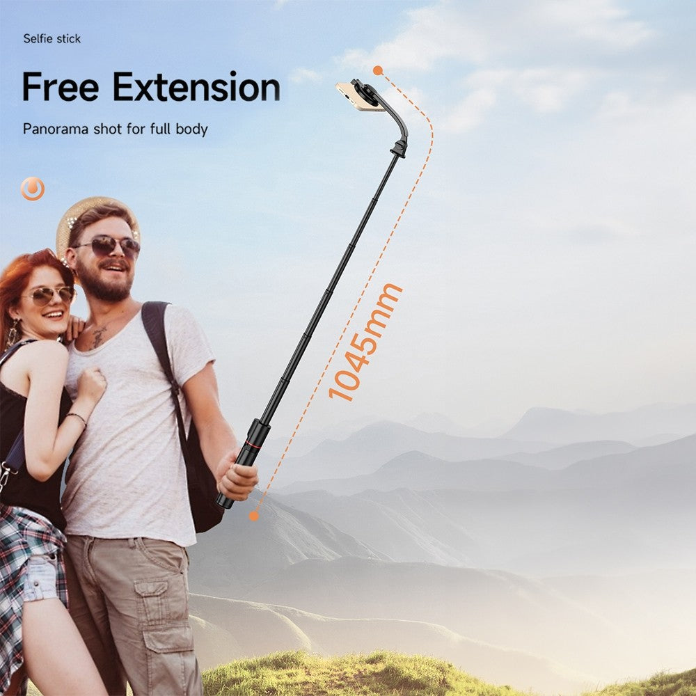 KiiP Wireless Selfie03 Tongsis Bluetooth Adjustable Tripod Magnetic Selfie Stick Magsafe Handphone