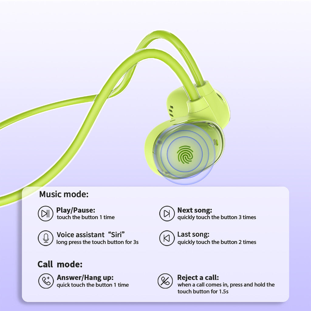KiiP Wireless DTH3 Bluetooth Headset Headphone Earphone Over Ear