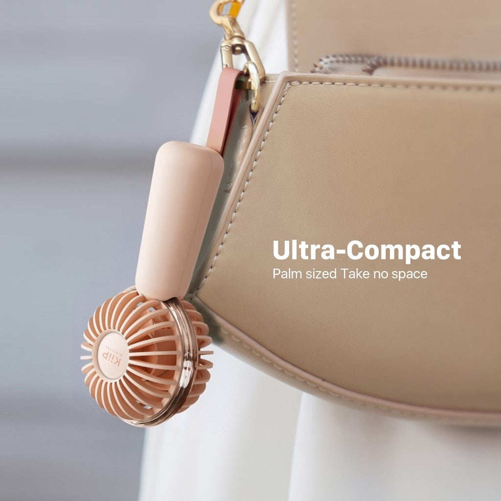 KiiP Fan02 Kipas Angin Mini Portable Rechargeable Fan-3Speed Kipas Genggam 1200mah