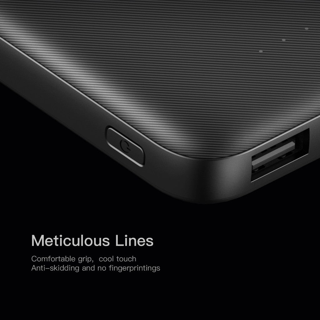 KiiP E33C Power Bank Slim 10000mAh Dual Input Type-C Micro USB Port