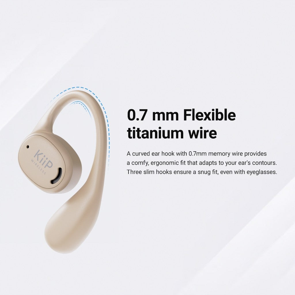 KiiP Wireless DTH5 Tws Bluetooth Headset Headphone Earphone Earhook