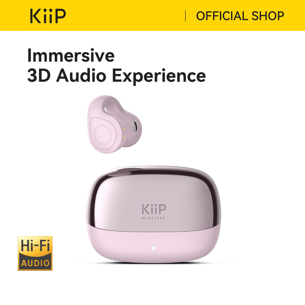 KiiP Wireless DTH6 TWS Ear Clip Bluetooth Earphone Hi-Fi 360-Degree Surround Audio
