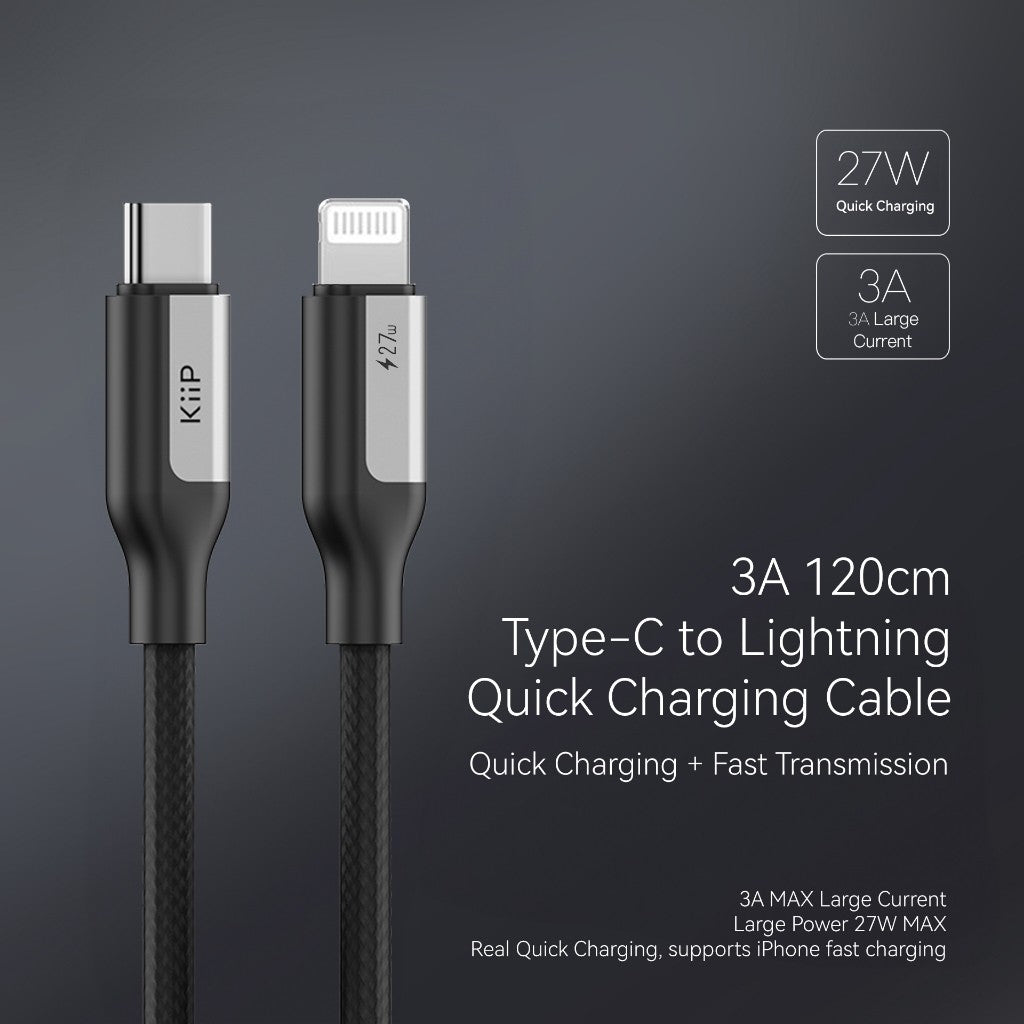 KiiP Magnetic Cable CMC120 Fast Charging Kabel Data Type-C to Type-C PD 240W