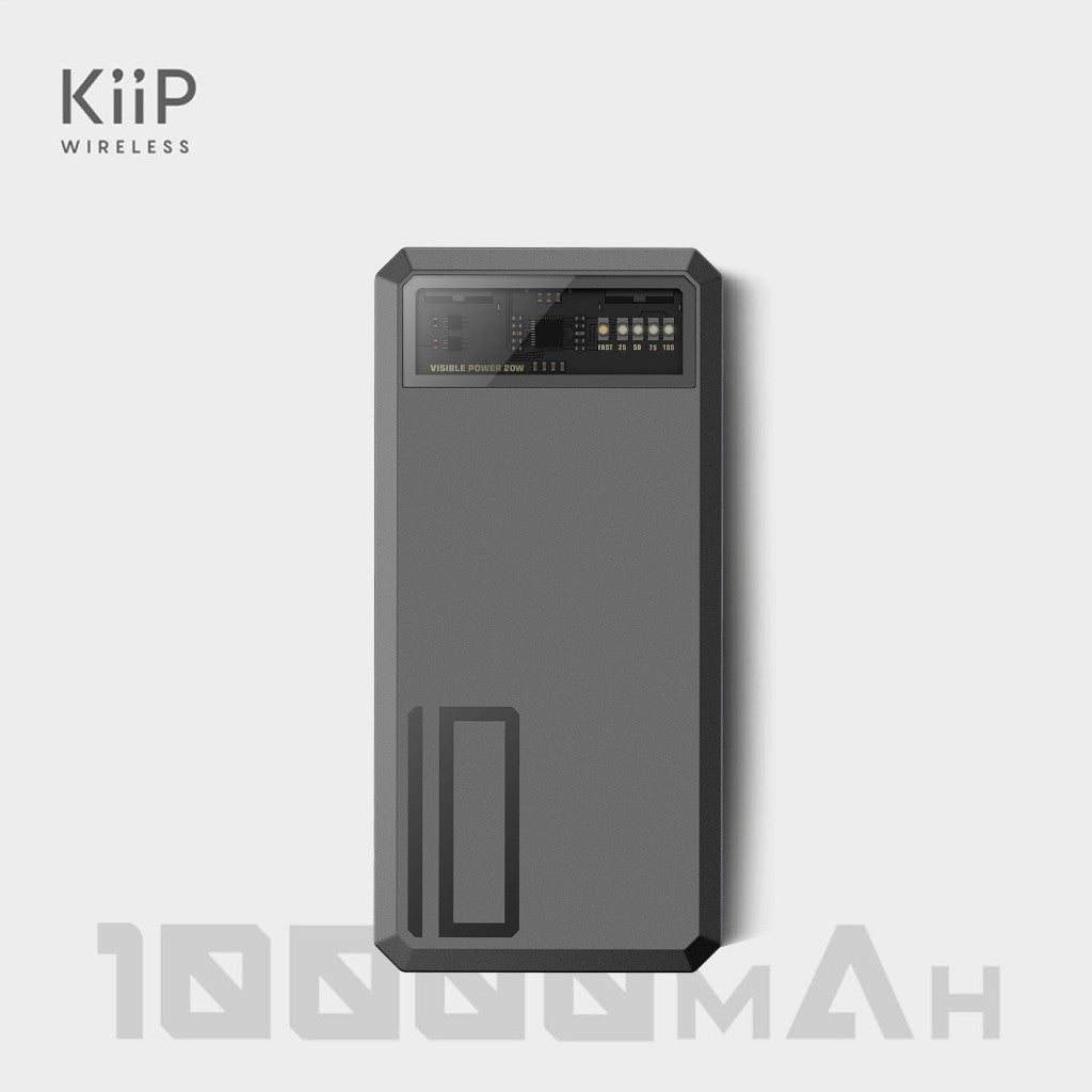 KiiP E53 Power Bank Fast Charging 20W Type C USB Port 10000mAh