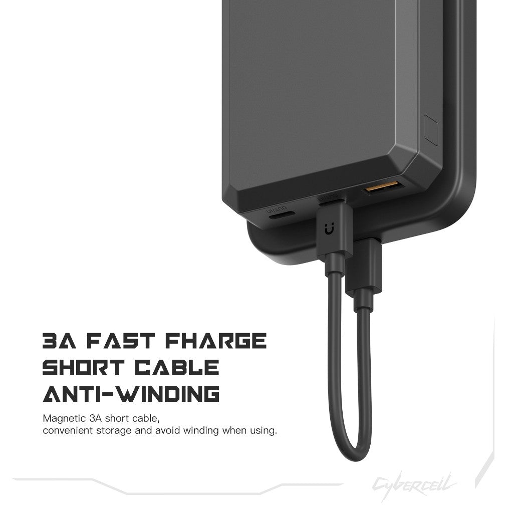 KiiP E59 Power Bank Magnetic Cable 45W Fast Charging TC PD Lightning 20000MAH
