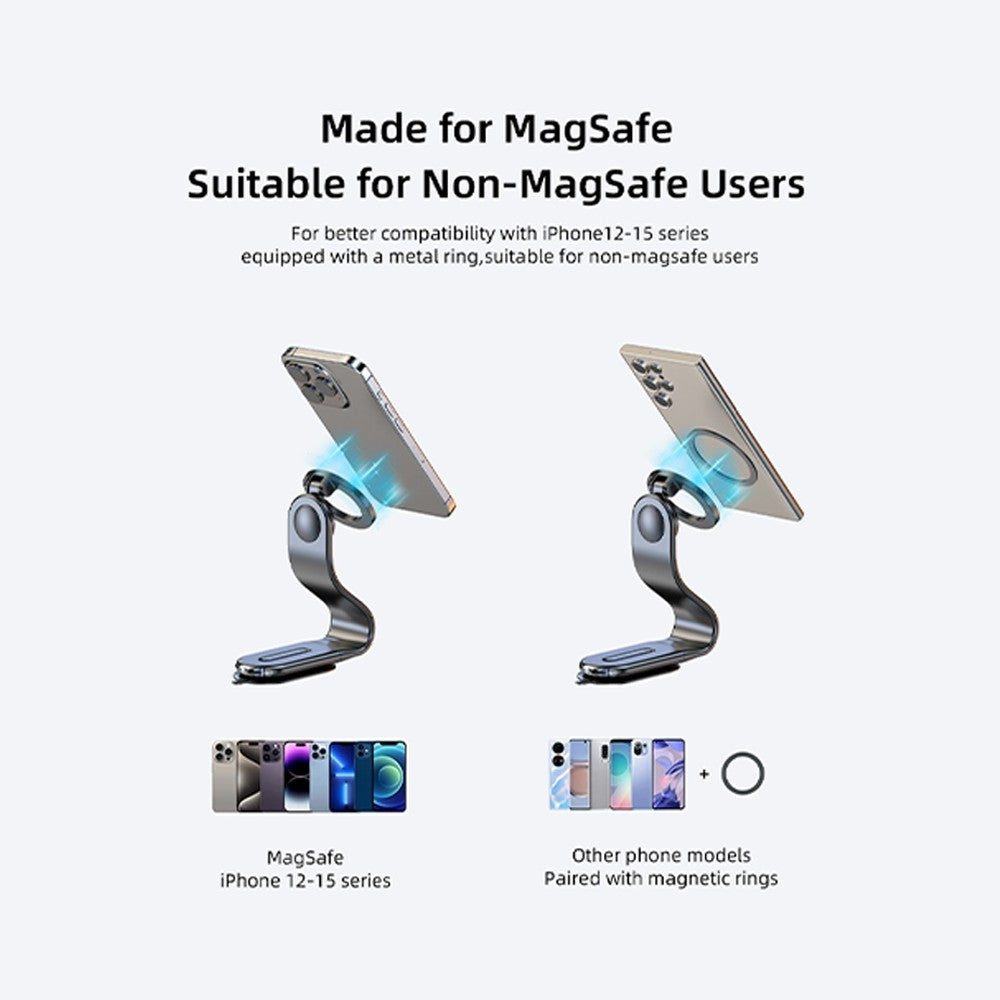 KiiP MCH06 Magnetic Car Mount Phone Holder Dashboard Mobil Magnet Foldable