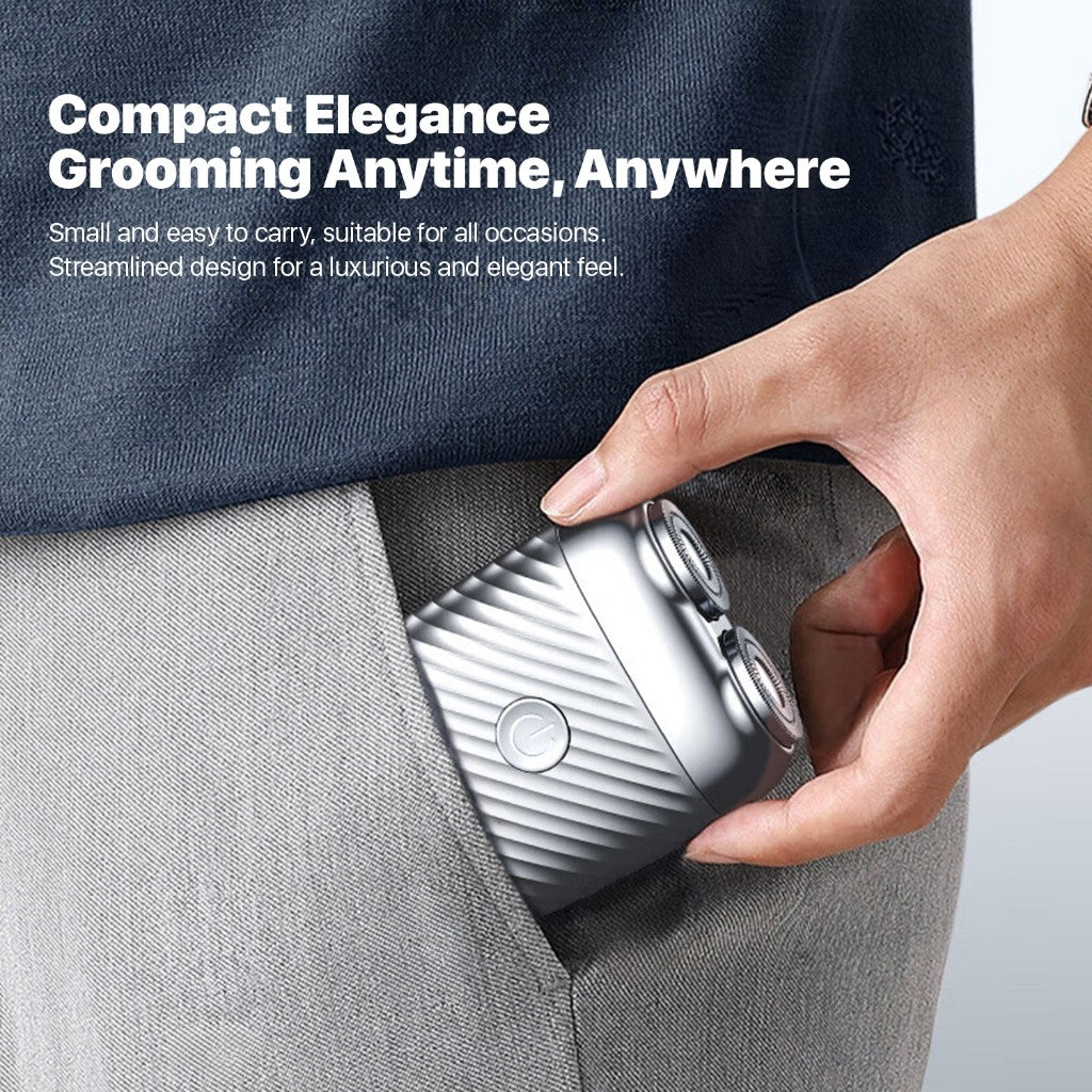 KiiP Mini Shaver Portable Alat Cukur Jenggot Waterproof Alat Pencukur Kumis Elektrik IPX7