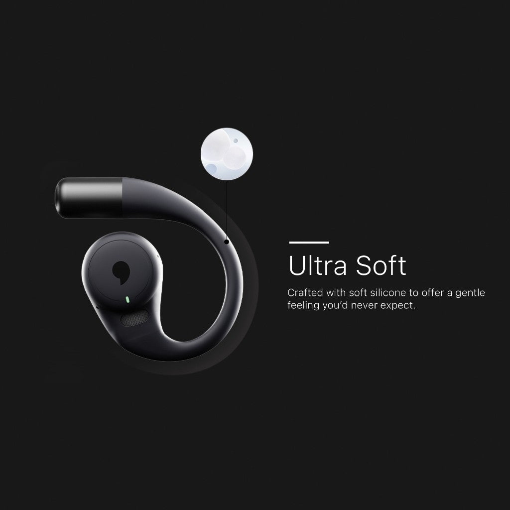 KiiP Wireless DTH11 OWS Sport TWS Earhook Earphone Open Ear Headset Bluetooth HD Voice Call