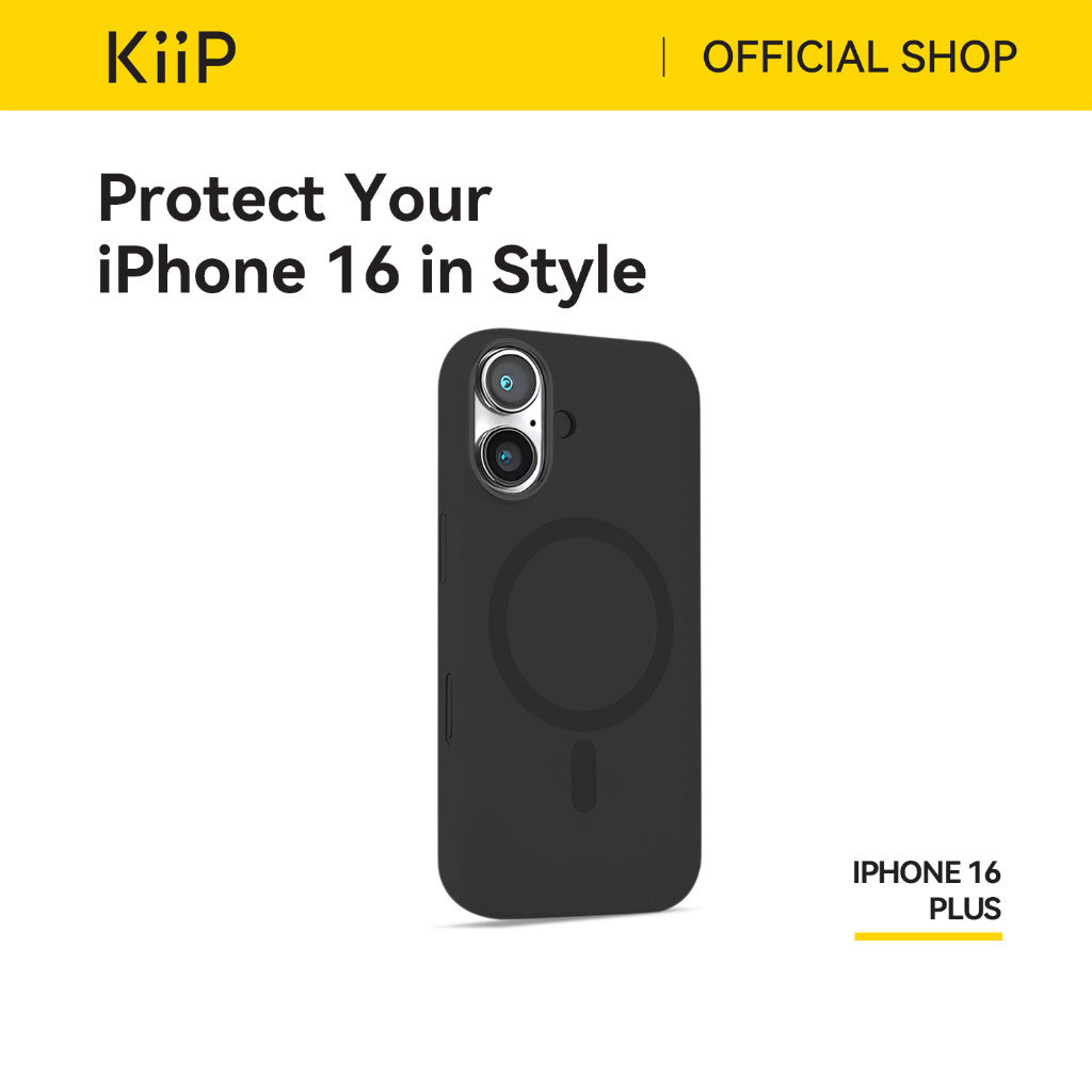 KiiP Wireless Casing Iphone 16 Series Casing Magnetic Apple Magsafe Silicone Case Handphone