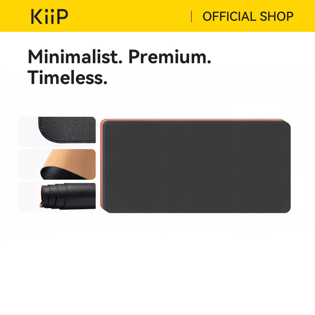 KiiP Desk Pad KP01 Mousepad Leather Deskmat Tatakan Mouse