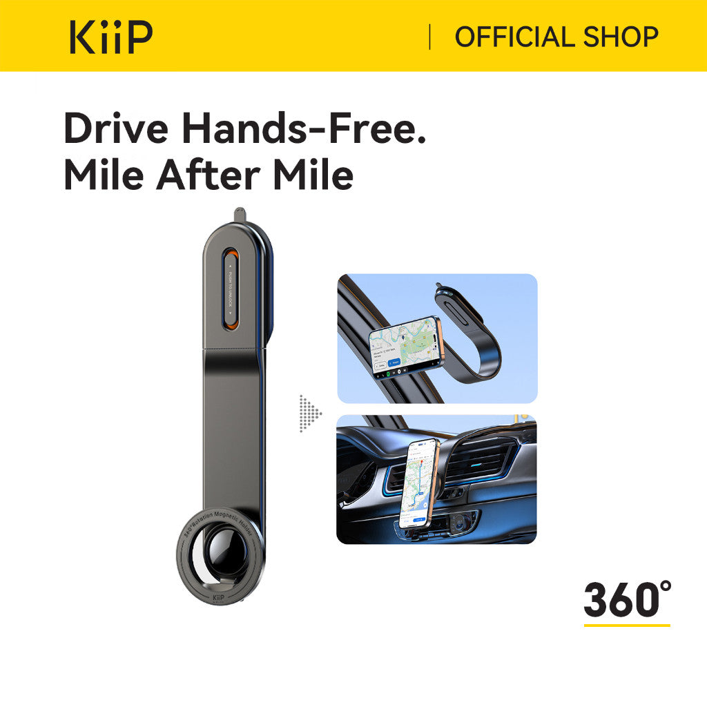 KiiP MCH06 Magnetic Car Mount Phone Holder Dashboard Mobil Magnet Foldable