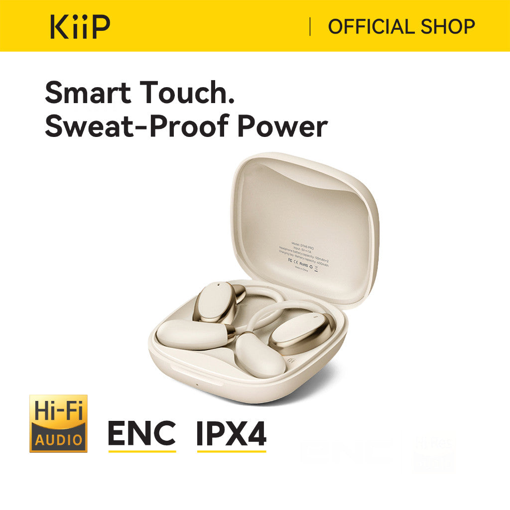 KiiP Wireless DTH5PRO Ows Open Ear Tws Earhook Earphone HiFi