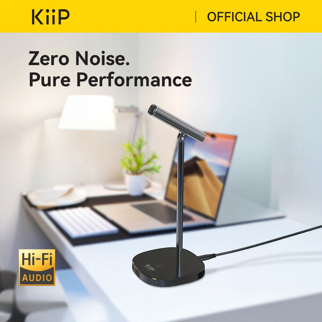 KiiP M9 Microphone Desktop Table Mic HiFi Sound Quality Double Noise Cancelation