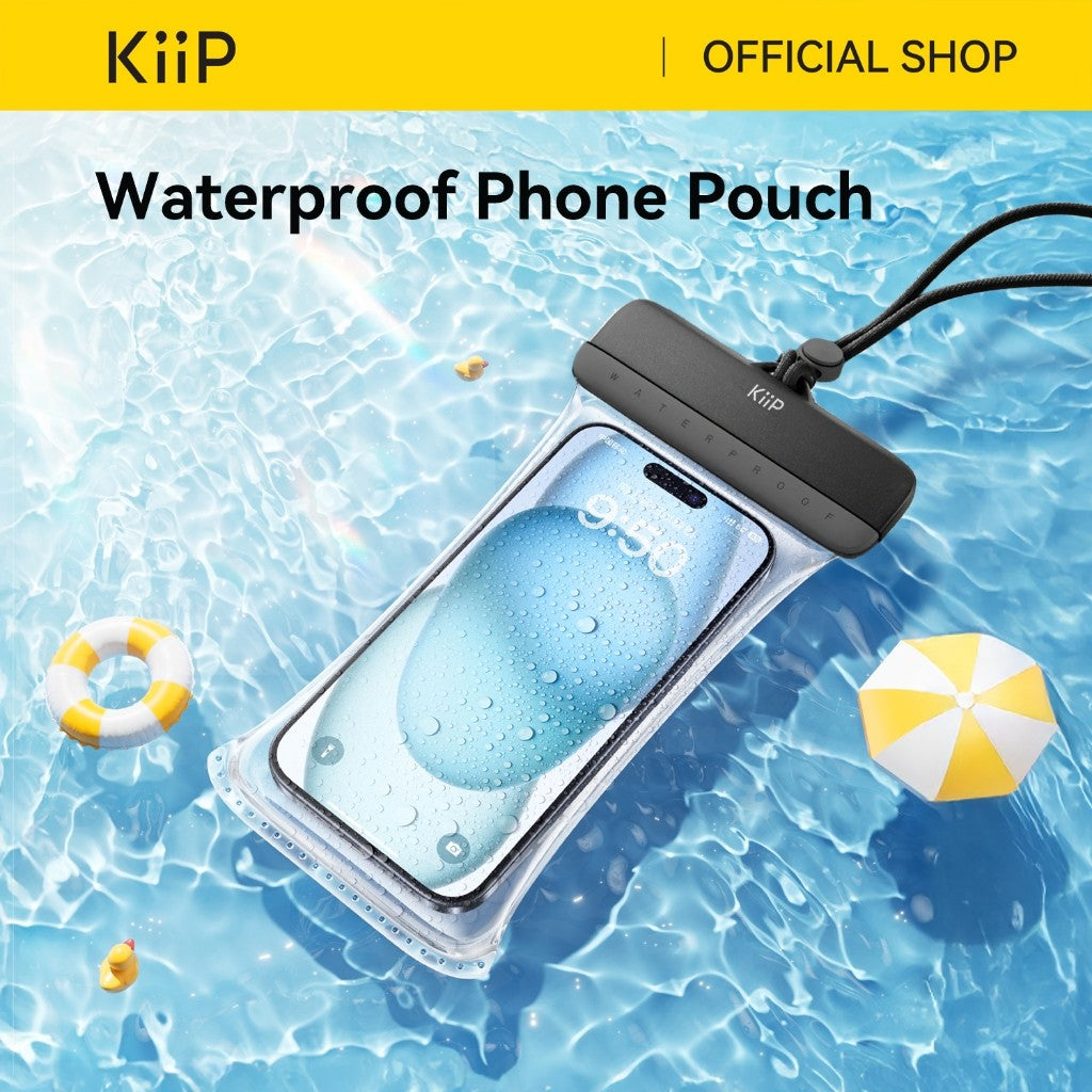 KiiP Waterproof Cover Case Airbag Casing Tempat Kantong HP Anti Air