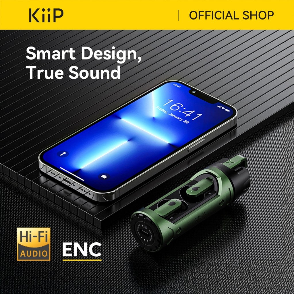 KiiP Wireless DTS15 Bluetooth Earphone Headphone Headset Earbuds TWS