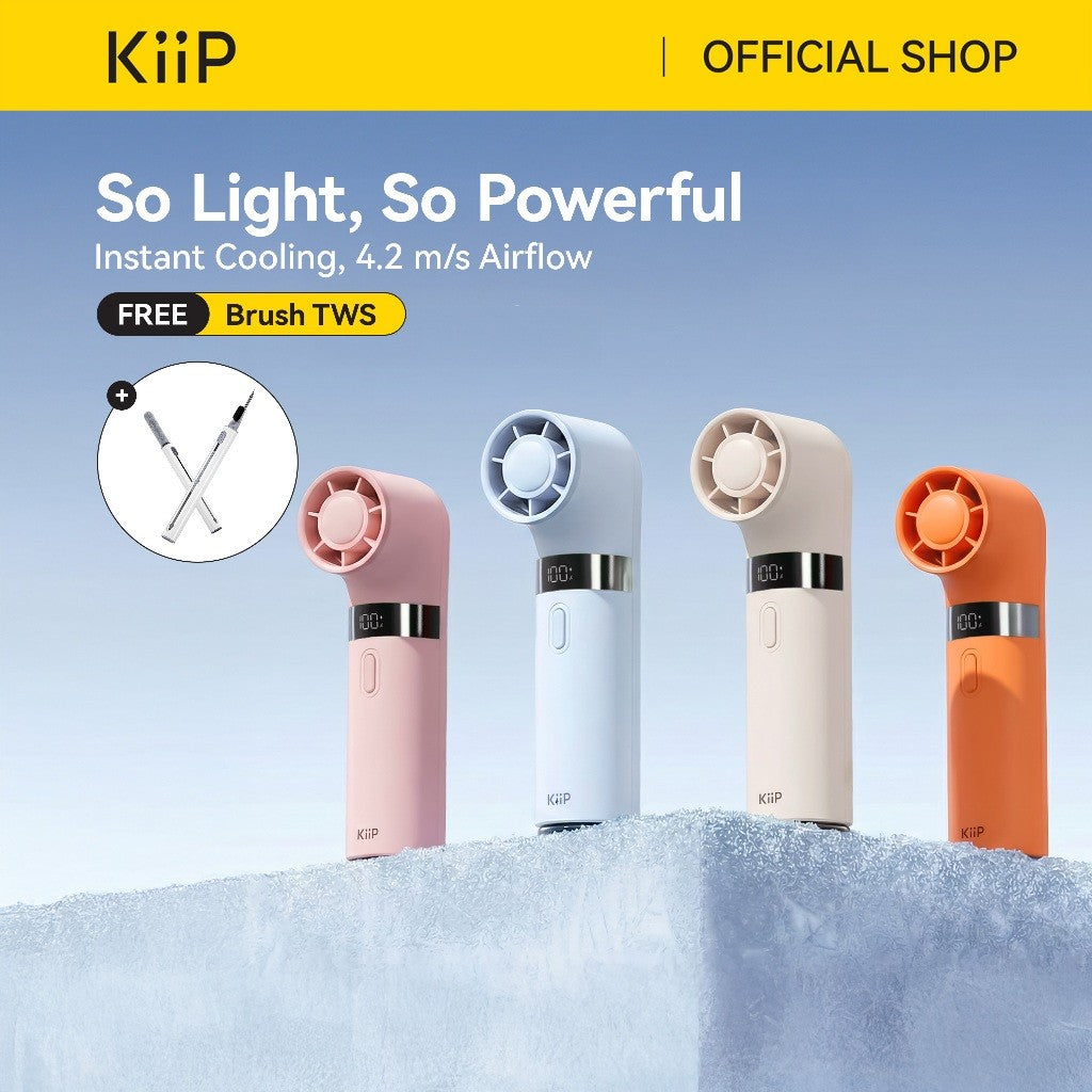KiiP Fan09 Kipas Angin Mini JetTube High-Speed Handheld Portable Rechargeable