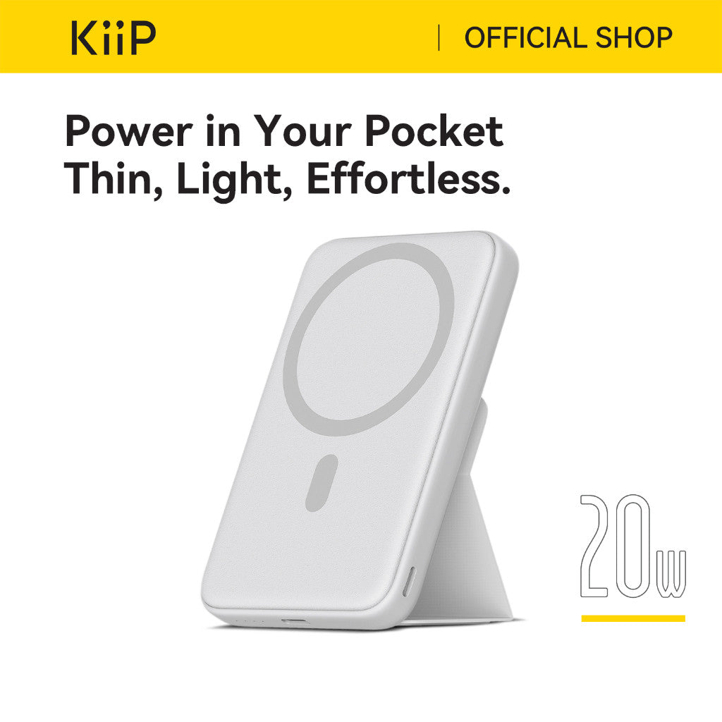 KiiP Wireless EW54 Power Bank Magnetic Magsafe 20W Fast Charging Type C PD 10000 mAh