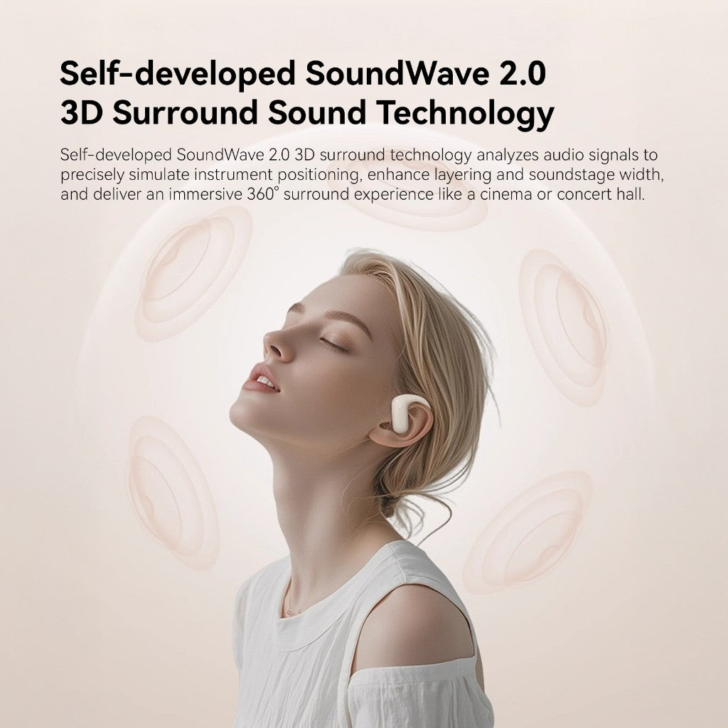 KiiP DTH23 OWS OpenAir Ear-Hook Earphones Bluetooth TWS Hi-Fi Stereo