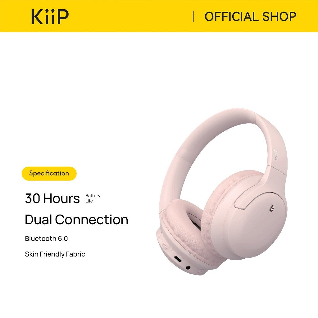 KiiP Wireless TH30 Headphone Bluetooth Wireless Headset Earphone
