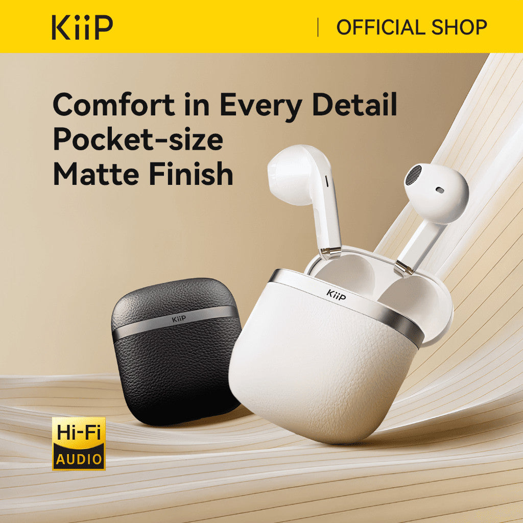 KiiP DTS18 TWS HiFi Stereo Earphone Bluetooth Smart Noise Reduction