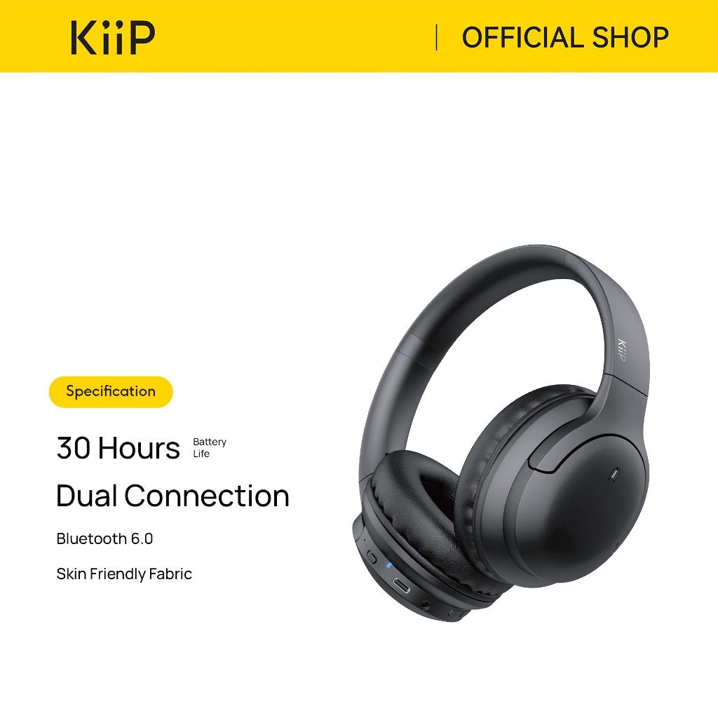 KiiP Wireless TH30 Headphone Bluetooth Wireless Headset Earphone