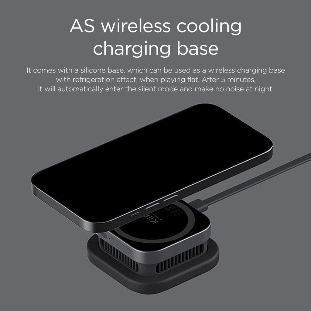 KiiP Wireless FW5 Charging Magnetic Cooler Pendingin HP Gaming Fan Radiator Cooling