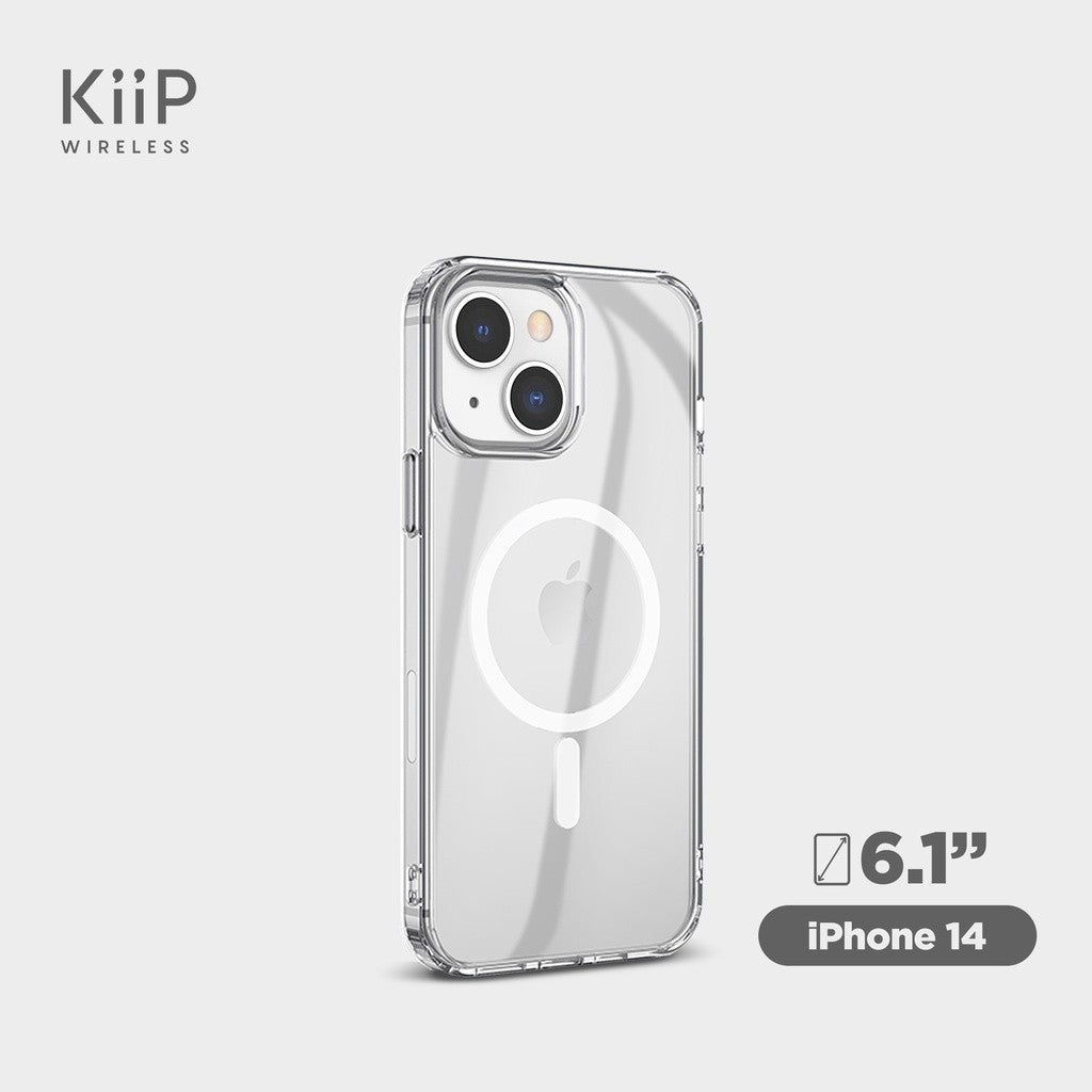 KiiP Wireless Casing Iphone 14 Magnetic Apple Magsafe Silicone Case Phone