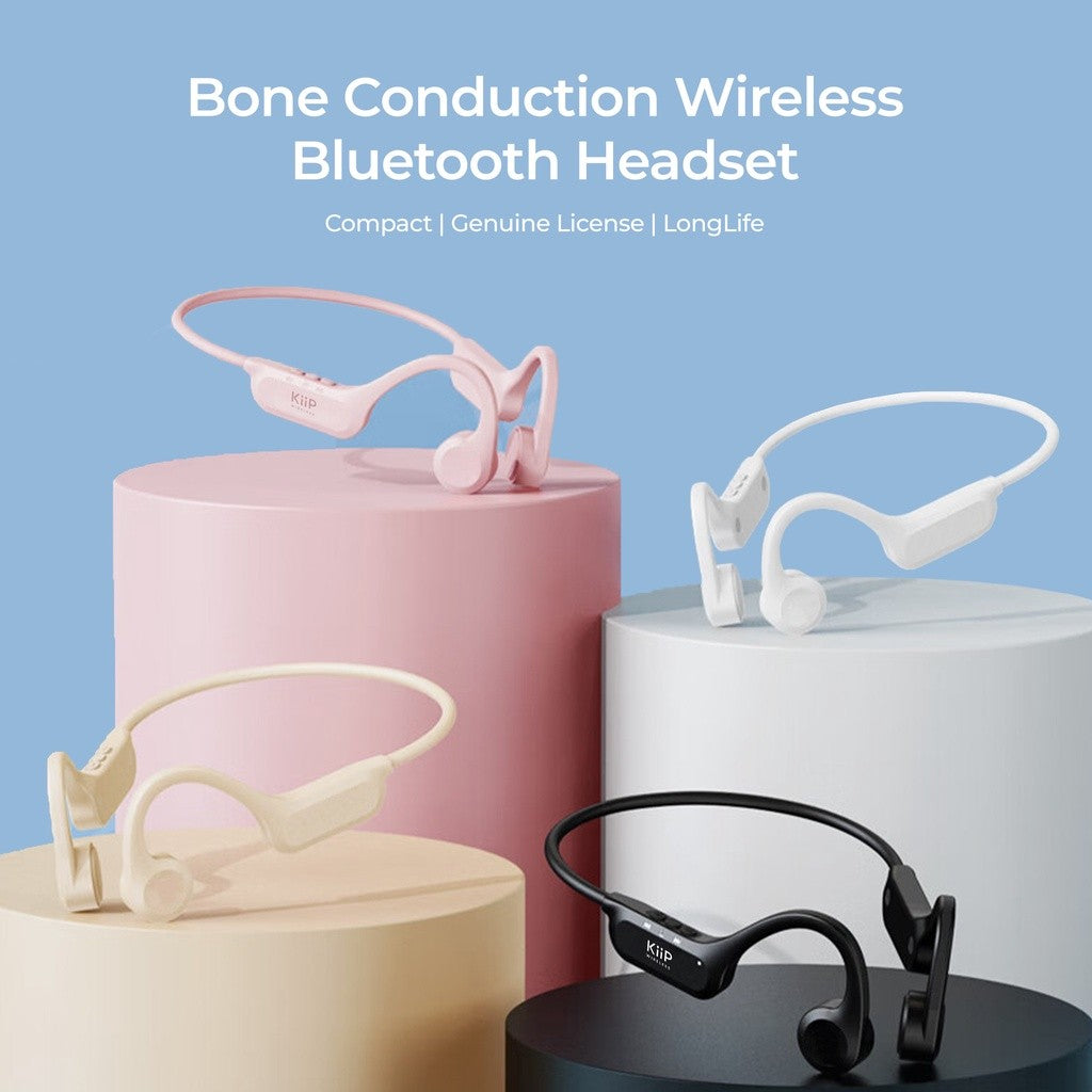 KiiP Wireless DTS10 Bluetooth Headphone Bone Conduction Earphone Headset