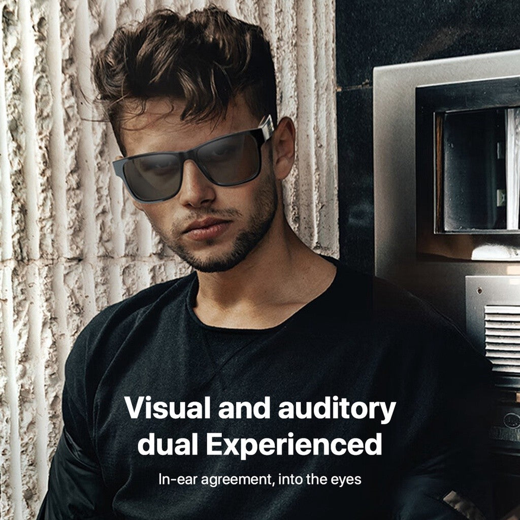 KiiP Wireless S01 Smart Glass Kacamata Headset Bluetooth Multifungsional