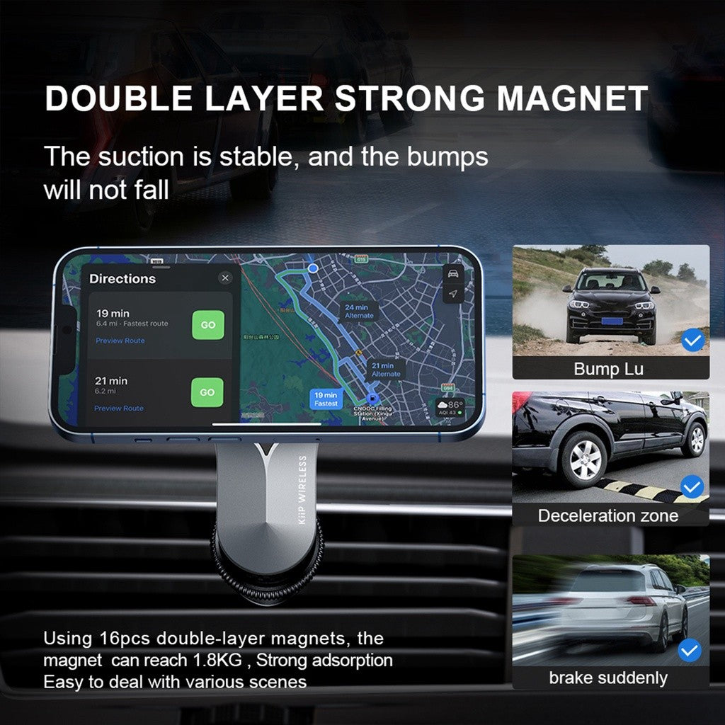 KiiP RKT01 Magnetic Car Phone Holder AC Air Vent Mobil