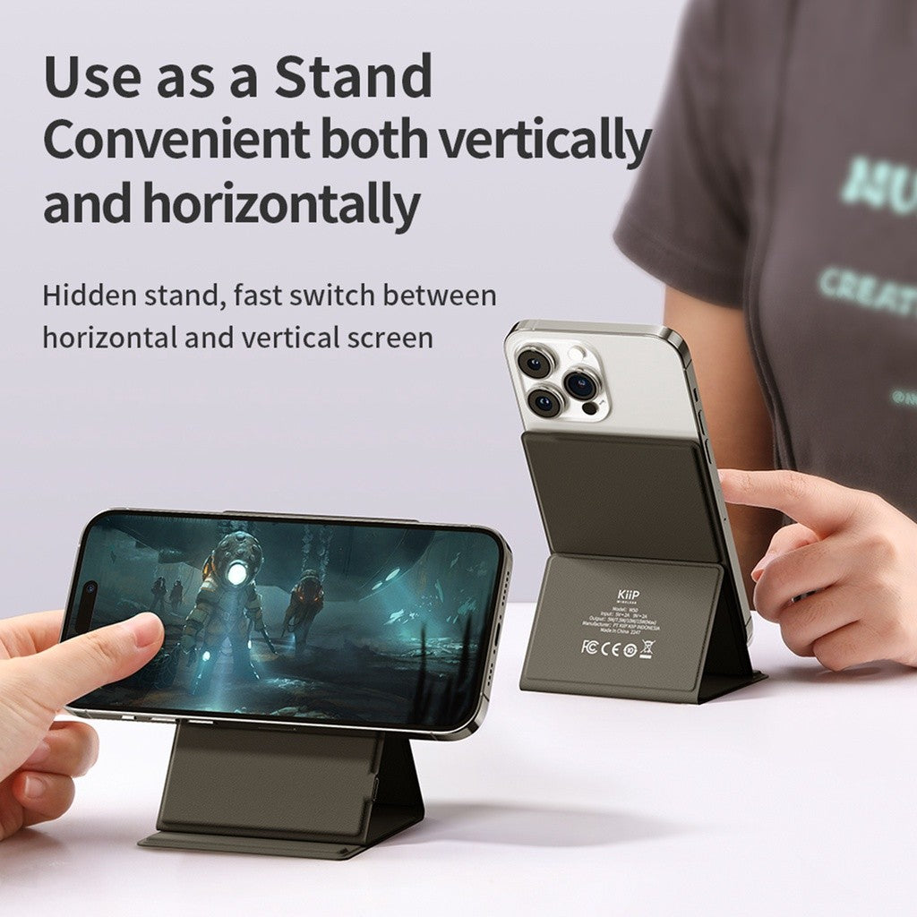 KiiP Wireless W50 Magnetic Stand Wireless Charger 15W Phone Holder