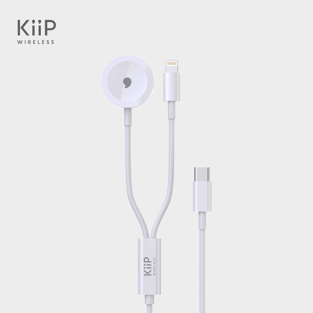 KiiP Wireless 2IN1 Cable Fast Charge Iwatch Charger Magnetic For Apple Watch
