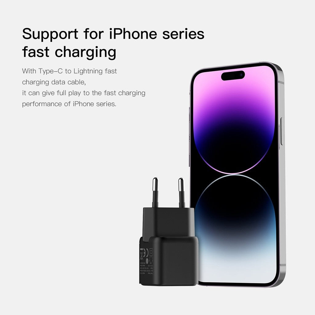 KiiP C16 Adaptor Kepala Charger 20W Travel Fast Charger