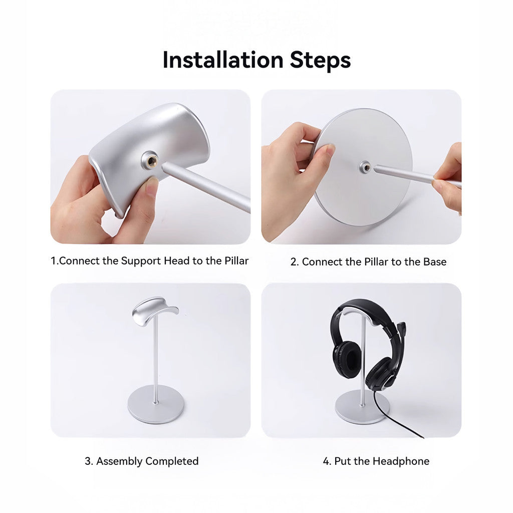 KiiP ES01 Stand Headphone Holder Headset Gaming Tempat Gantungan Headphone