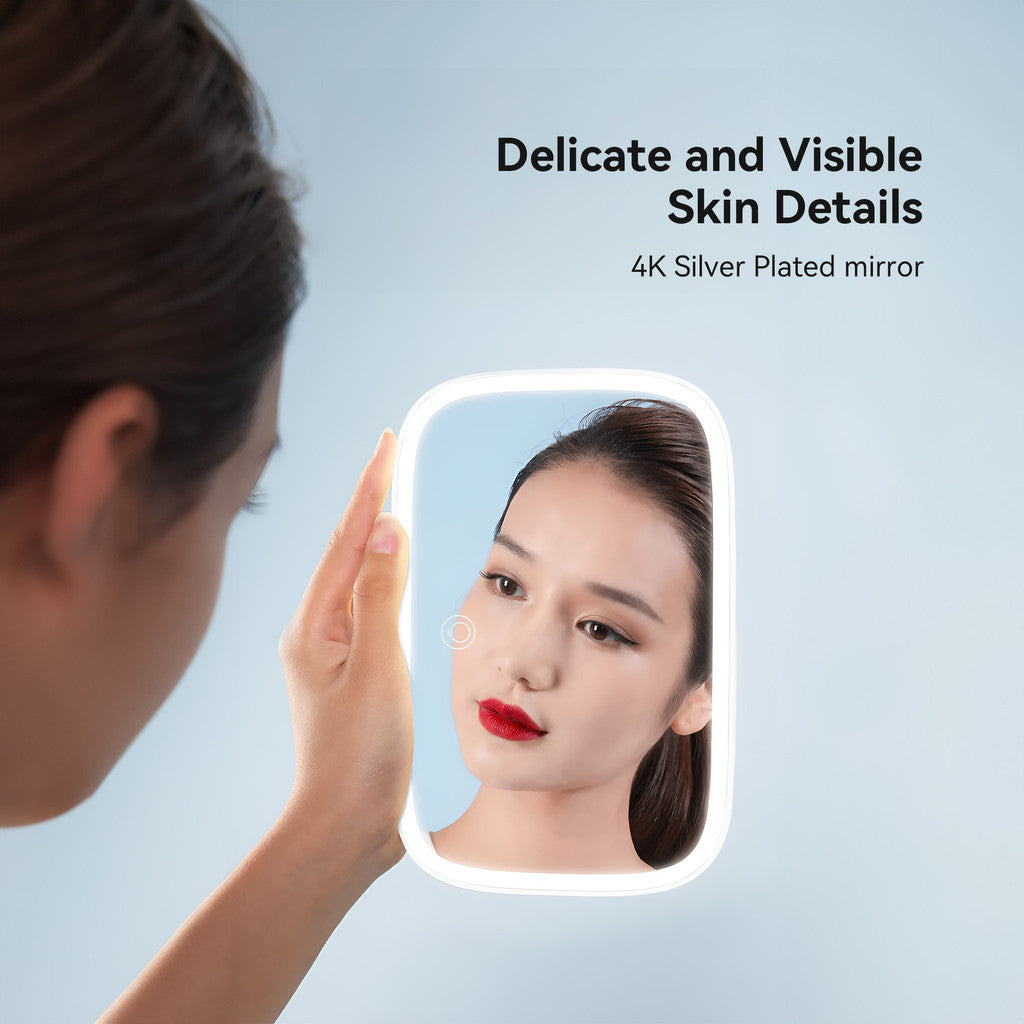 KiiP Car Sun Visor Vanity Mirror Smart Touch Control Cermin Makeup Led Layar Sentuh 3Light Modes